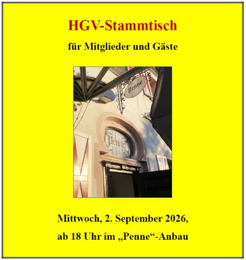 Stammtisch September